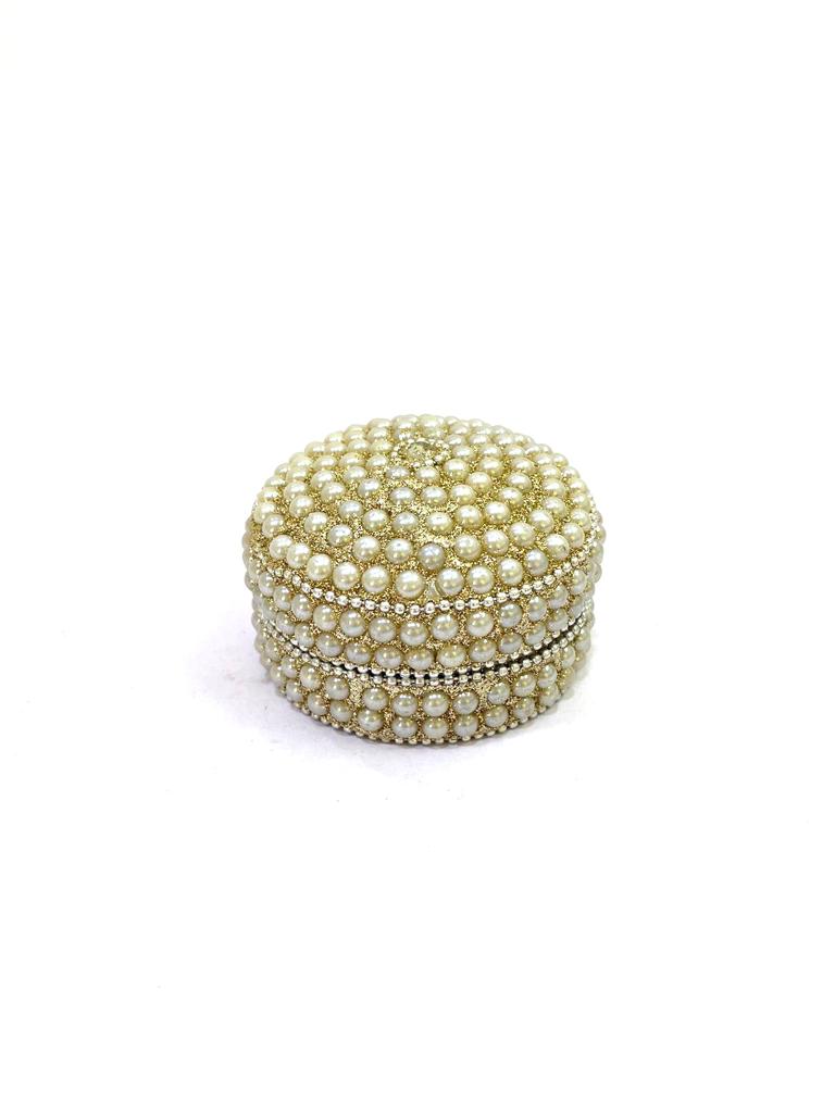 Aluminum Jewelry Box With Beads Work Storage Ideas Gifting Collectible Tamrapatra
