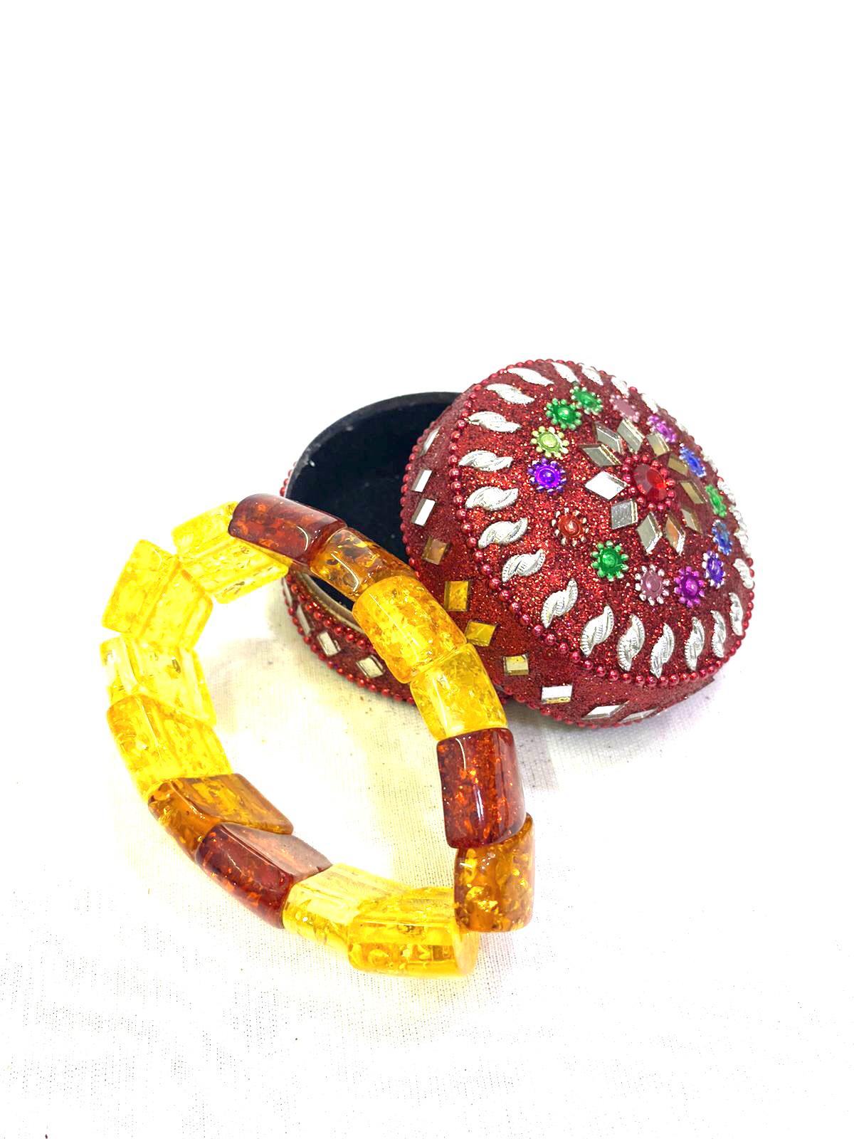 Jewelry Box In Beautiful Shiny Shades Storage Ideas Handcrafted From Tamrapatra