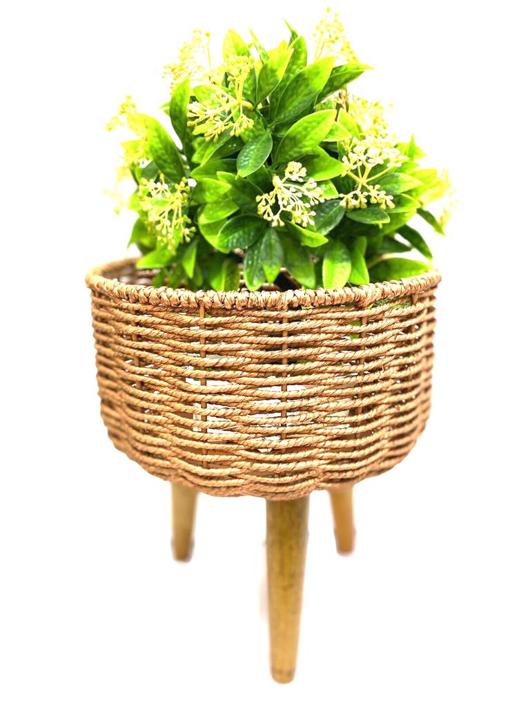 Jute Planters In Various Size For Corner Home Office Décor Copper Tamrapatra