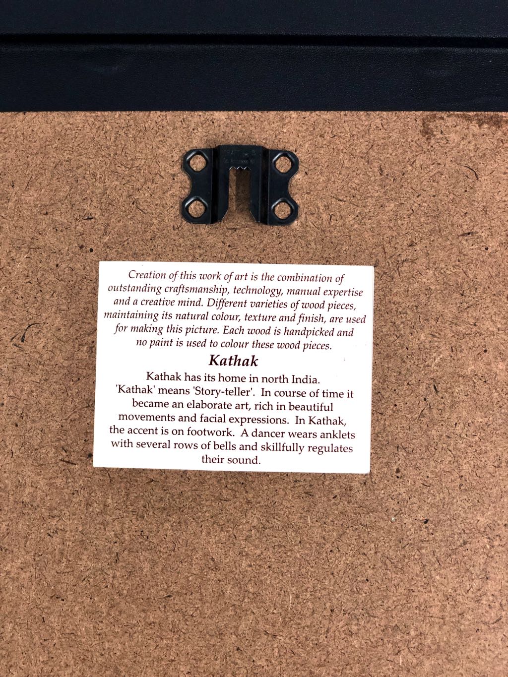 Kathak Bharatnatyam Kathakali Indian Dancer Carved From Wood Tamrapatra