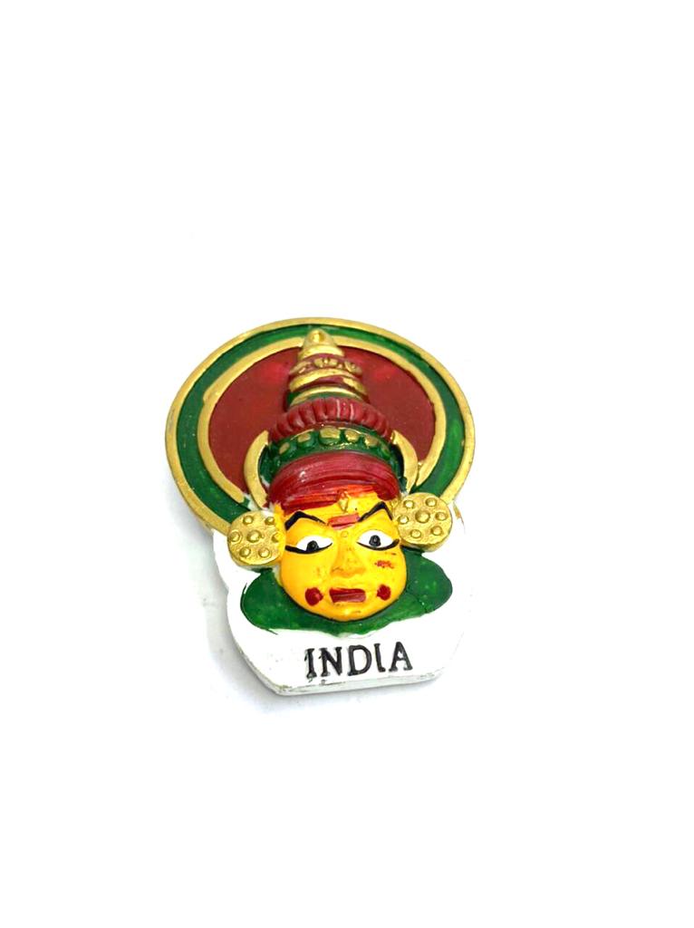 Fridge Magnets Designer Peacock Taj Mahal Rickshaw Kathakali By Tamrapatra