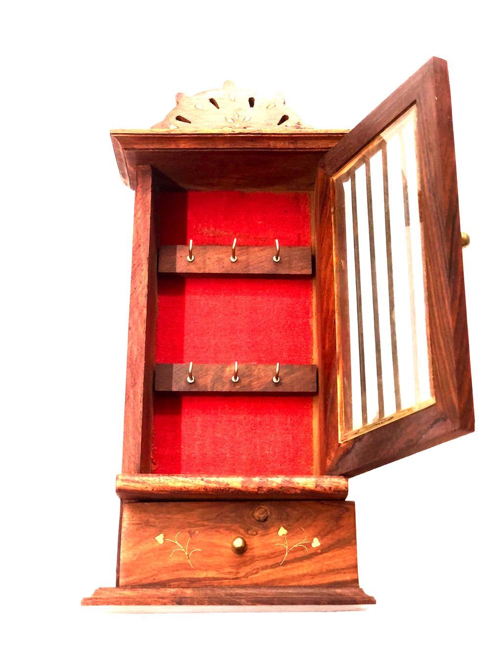 Grill Open Door Key Holder With A Little Storage Box Bottom Tamrapatra