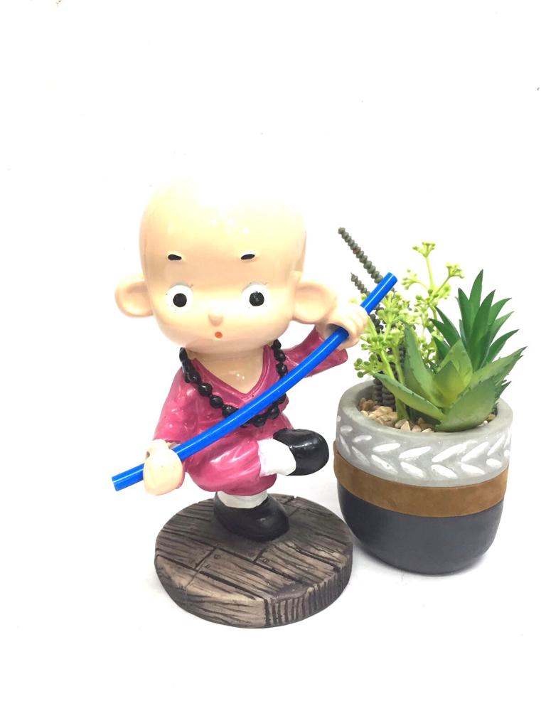 Kids Shaolin Style Adorable Home Décor Elegant Modern Display Tamrapatra
