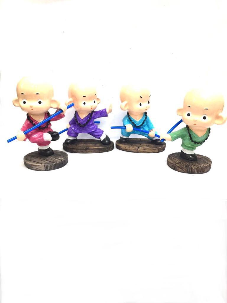 Kids Shaolin Style Adorable Home Décor Elegant Modern Display Tamrapatra