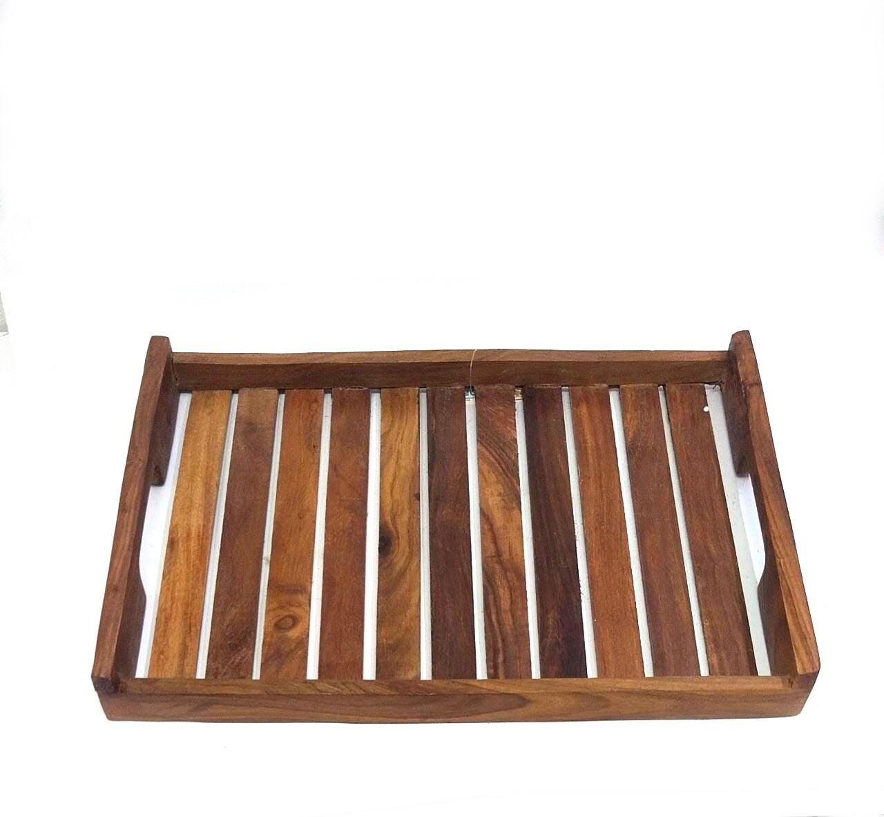 Unique Trays Handcrafted Wooden Creations Exclusive Dinning By Tamrapatra