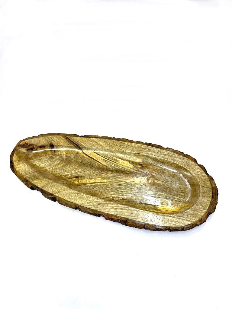 New Conceptual Tray Collection Mango Wood Designer Handmade Tamrapatra