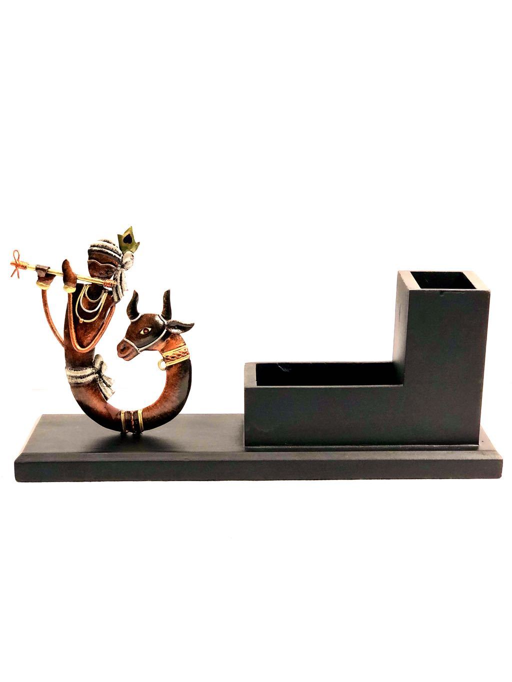 Premium Wood Finish Multi Corporate Accessories Pen Holders Tamrapatra