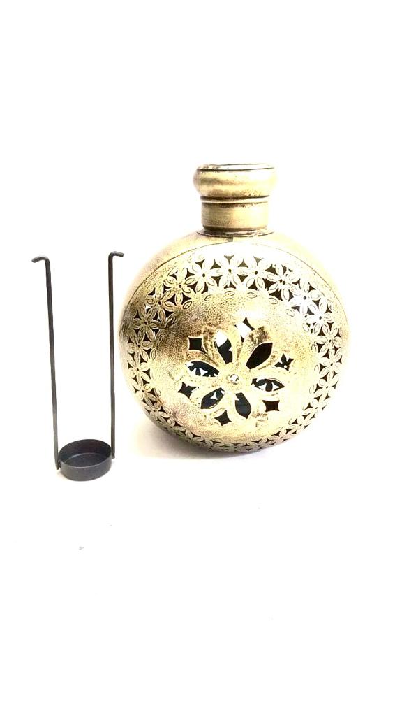 Kudiya Fine Cut Color Exclusive Designer Tea Light Holder Vintage By Tamrapatra - Tamrapatra