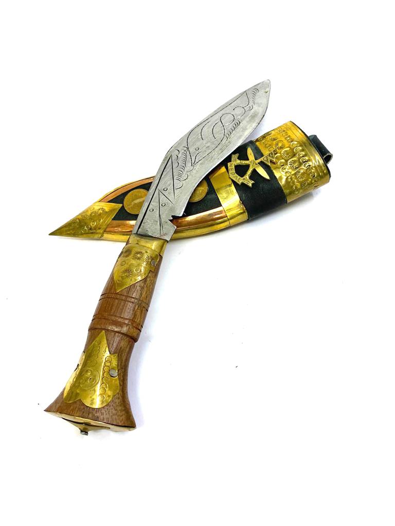 Traditional Nepal Kukri Famous Machete Knives Collectible Souvenir Tamrapatra