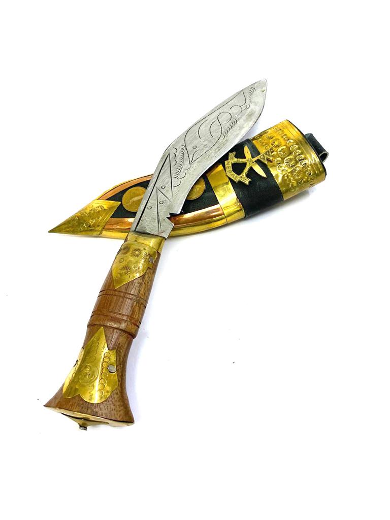 Traditional Nepal Kukri Famous Machete Knives Collectible Souvenir Tamrapatra