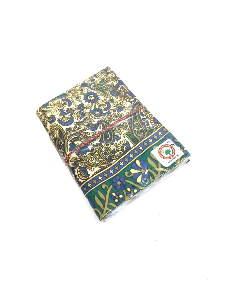 Cloth Floral Painted Diary With Handmade Paper In India Size L Tamrapatra
