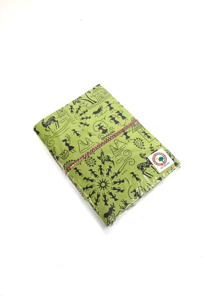 Handcrafted Recycled Paper Eco Friendly Gifts Diary Warli Art Size L Tamrapatra