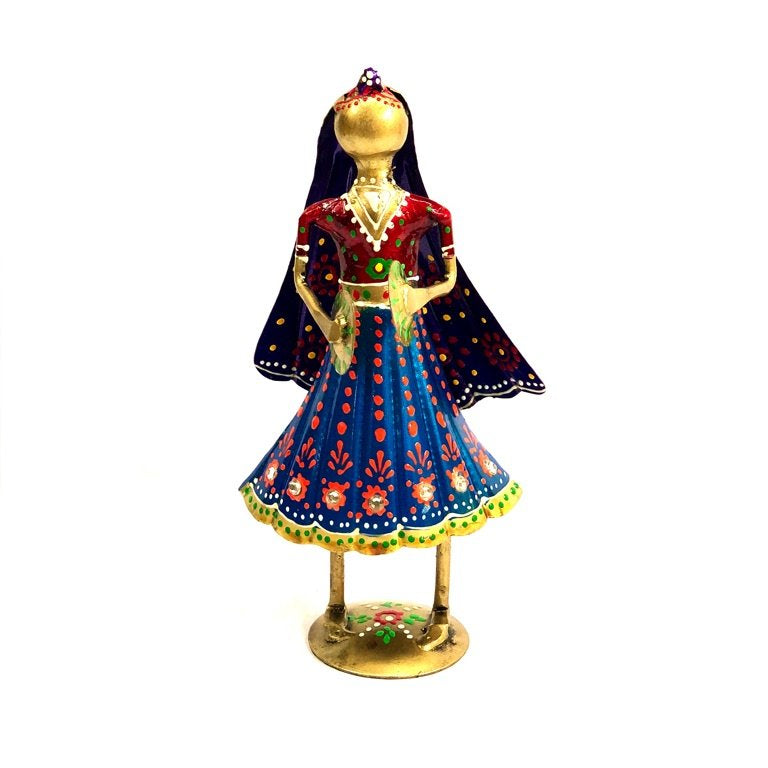 Standing Lady Playing Various Instruments Musical Theme Tamrapatra