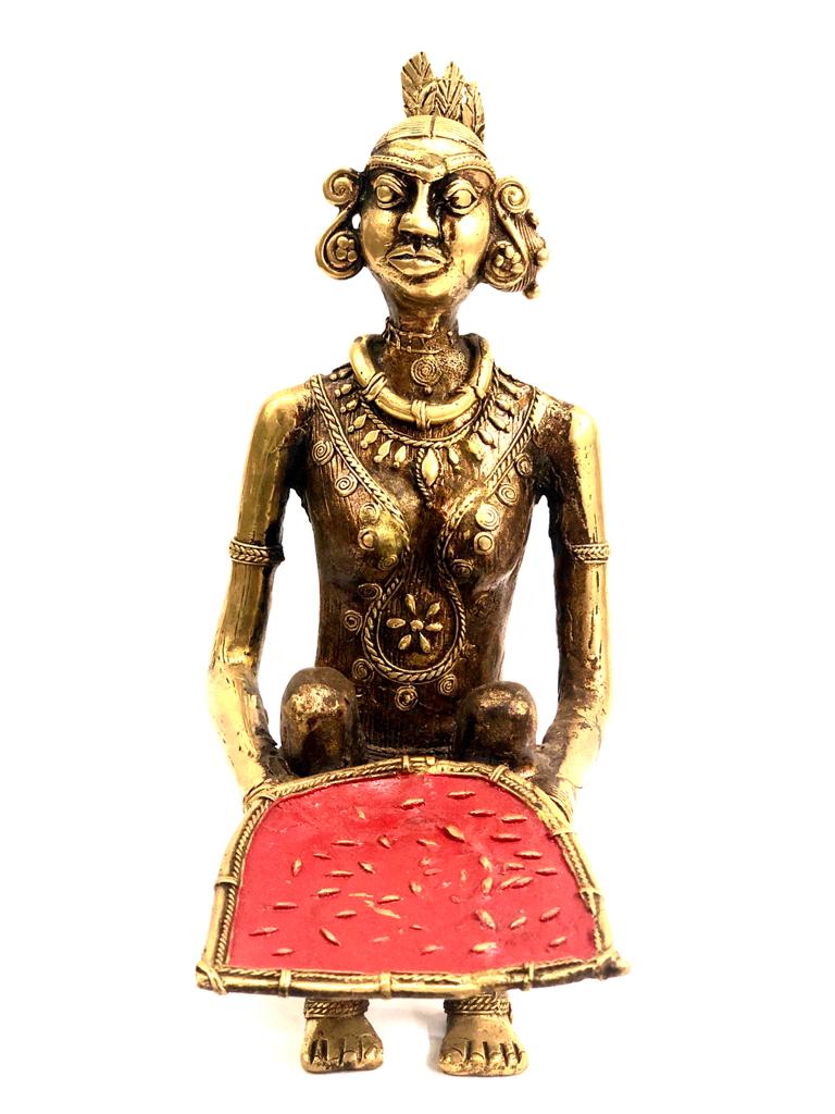 The Art Of Rural India Tribal Working Dazzling Brass Lost Wax Art By Tamrapatra