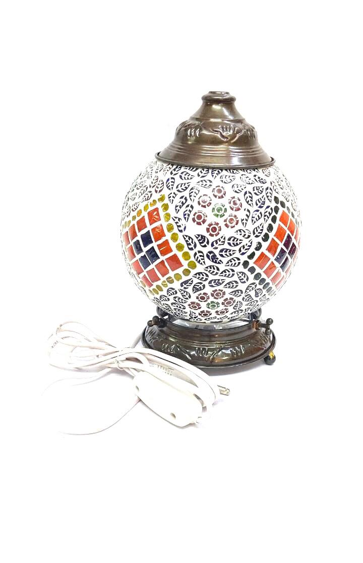 Sphere Table Night Lamps Attractive Mosaic Designs For Bedroom Living Tamrapatra