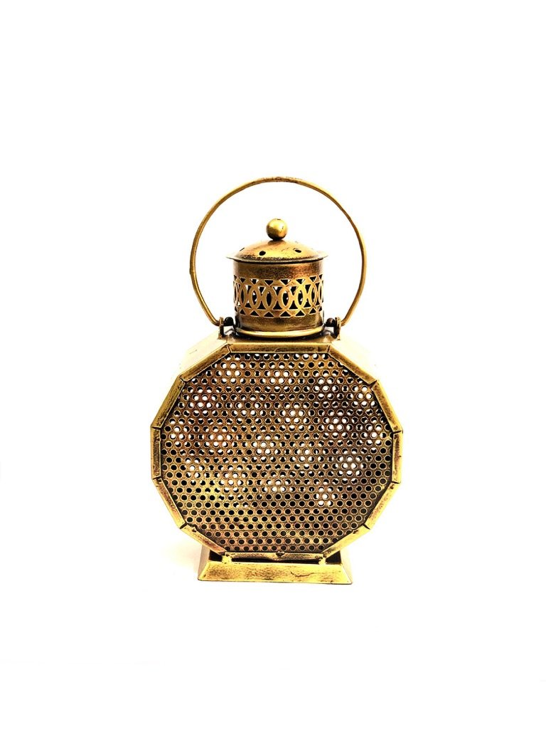 Lantern Style Tea Light Holders Shadow Dazzling Creation Indian Art Tamrapatra