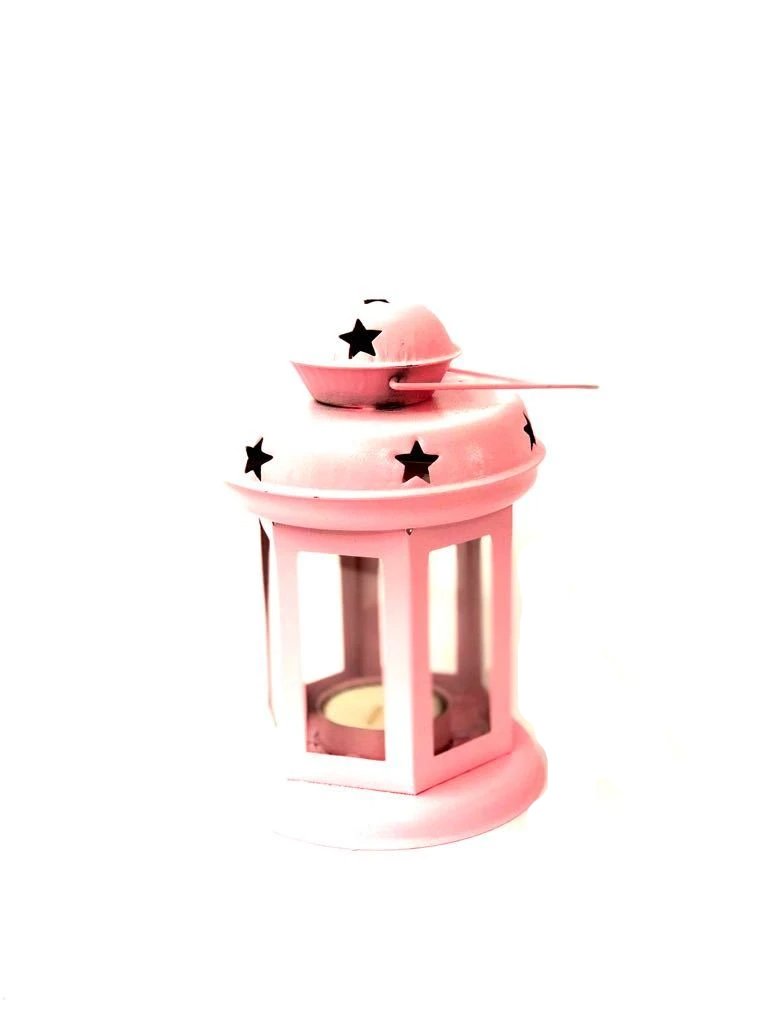 Star Designed Beautiful Lanterns Available In Multi Colors Candle Holder Tamrapatra