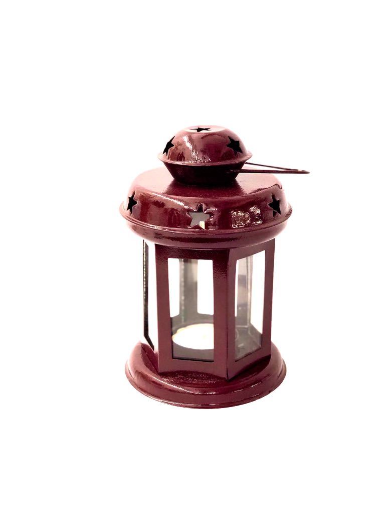 Star Designed Beautiful Lanterns Available In Multi Colors Candle Holder Tamrapatra
