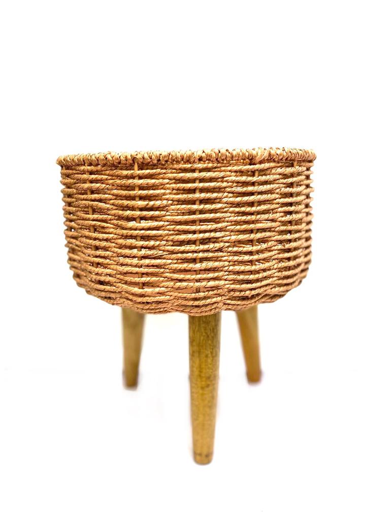 Jute Planters In Various Size For Corner Home Office Décor Copper Tamrapatra