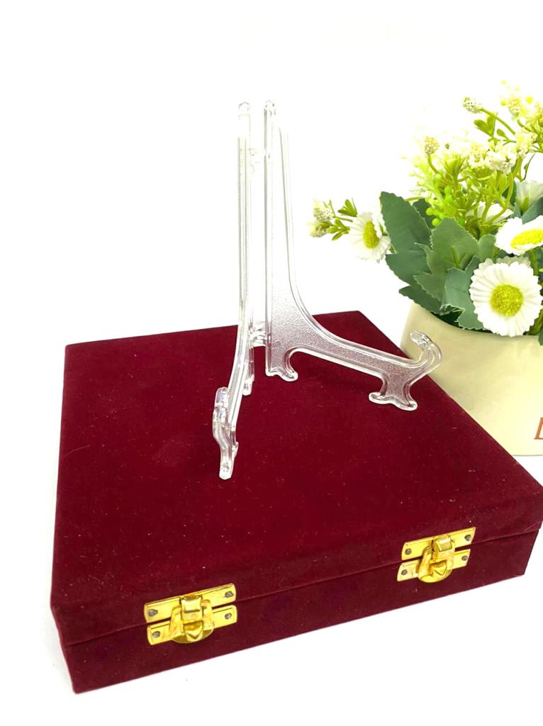 Large Marble Plates Detailed Hand Painted Made In India Gifts By Tamrapatra