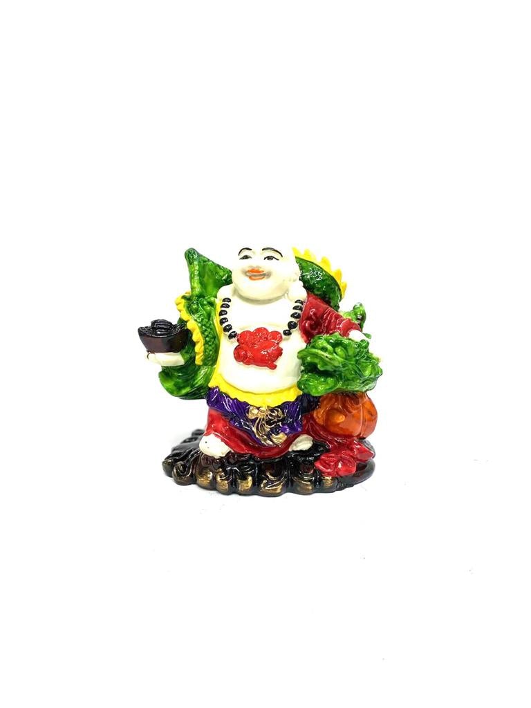 Laughing Buddha Feng Shui Auspicious Happy Gifting Artwork From Tamrapatra