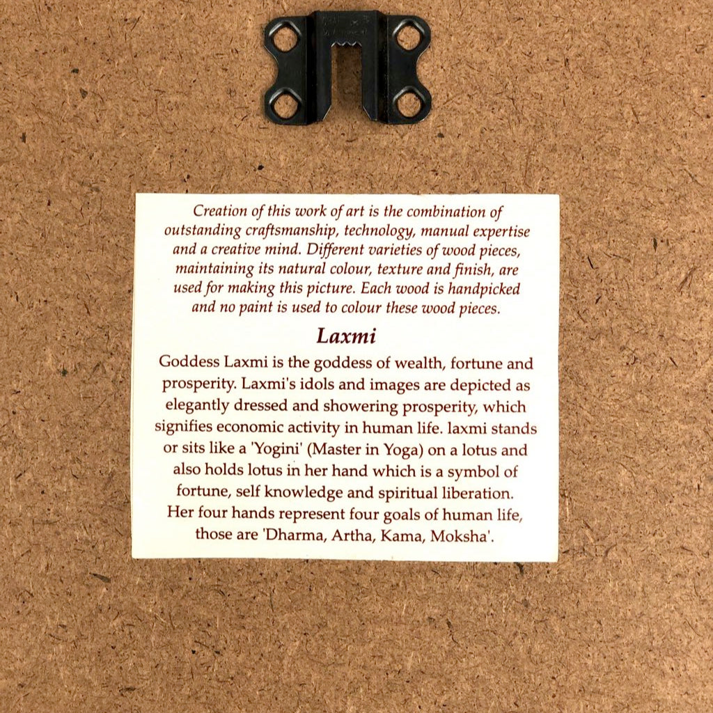 Goddess Lakshmi Wall Hanging Exclusive Wood Handcrafts Frames At Tamrapatra