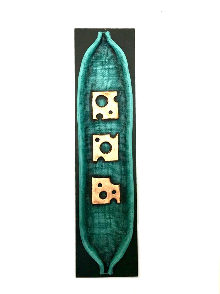 The Cheese Structure Hand Crafted From Terracotta On MDF Hanging Tamrapatra