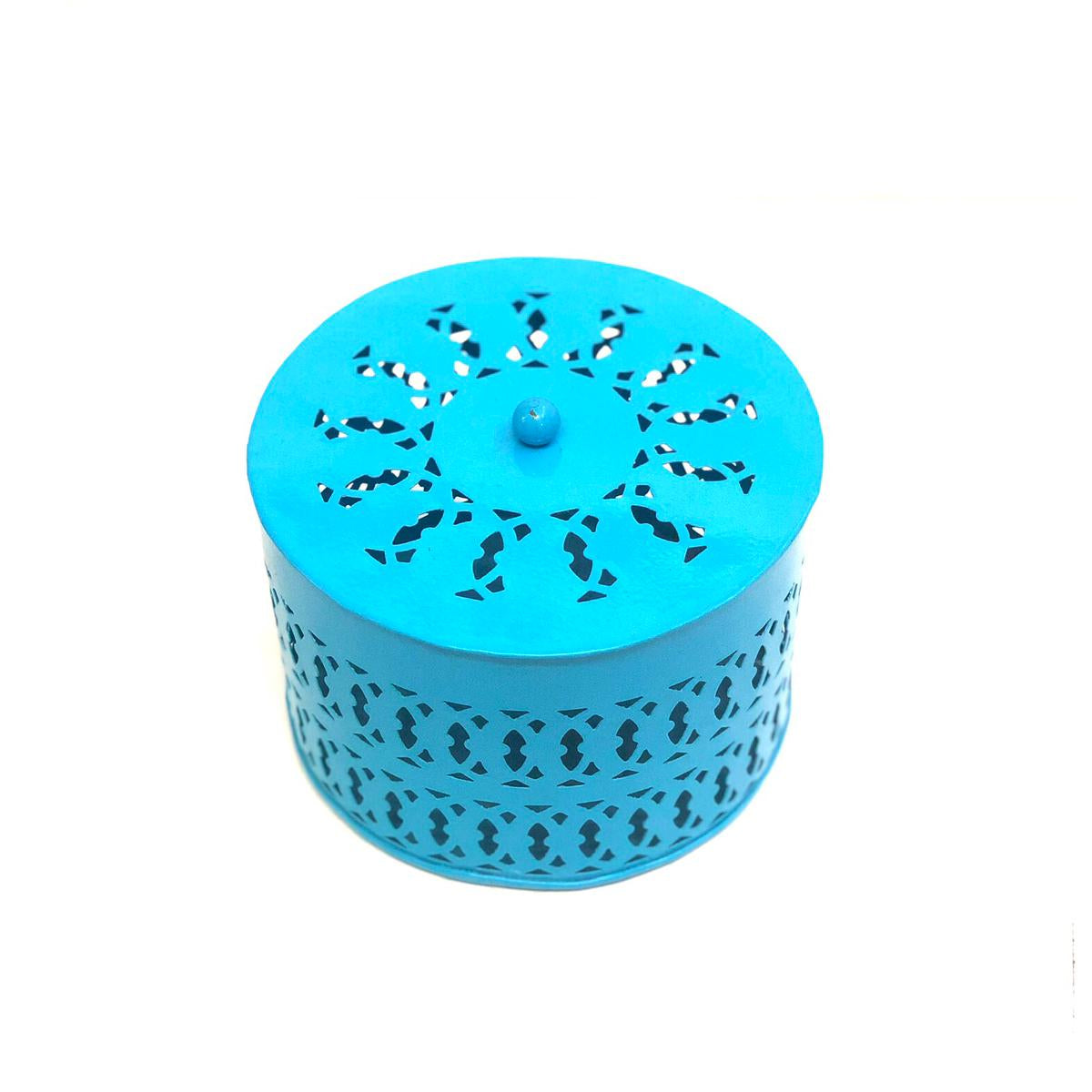 Designer Colorful Metal Containers With Lid Happy Gifting's From Tamrapatra - Tamrapatra