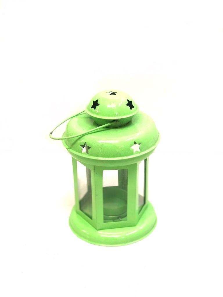 Star Designed Beautiful Lanterns Available In Multi Colors Candle Holder Tamrapatra