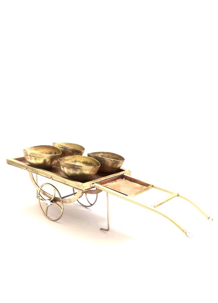 Moving Lorry Metal To Serve Beverage & Snacks In Traditional Way By Tamrapatra