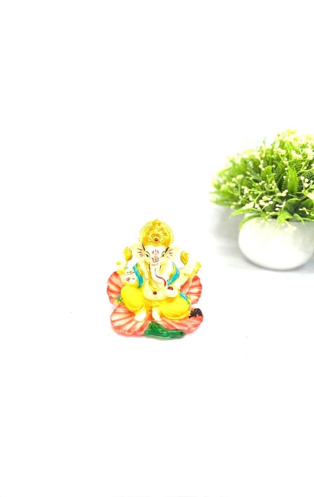 Lord Ganesha Sitting Magnificent Auspicious Figure Exclusive Arts By Tamrapatra