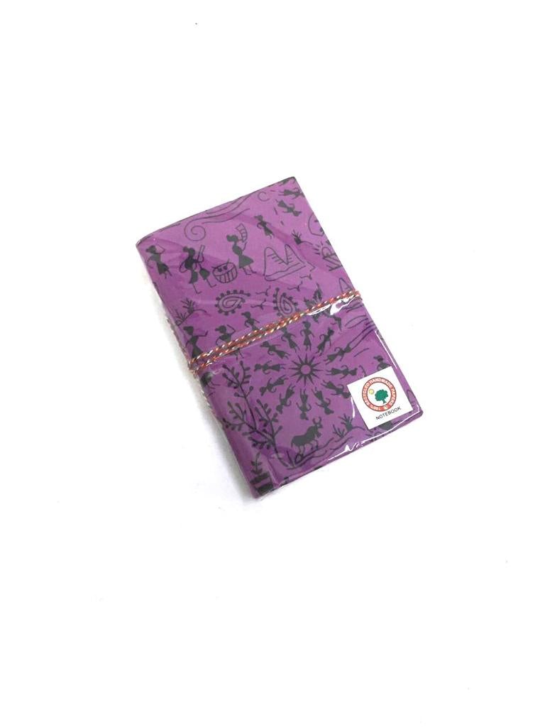 Famous Warli Printed Diary With Recycled Handmade Papers Size M Tamrapatra