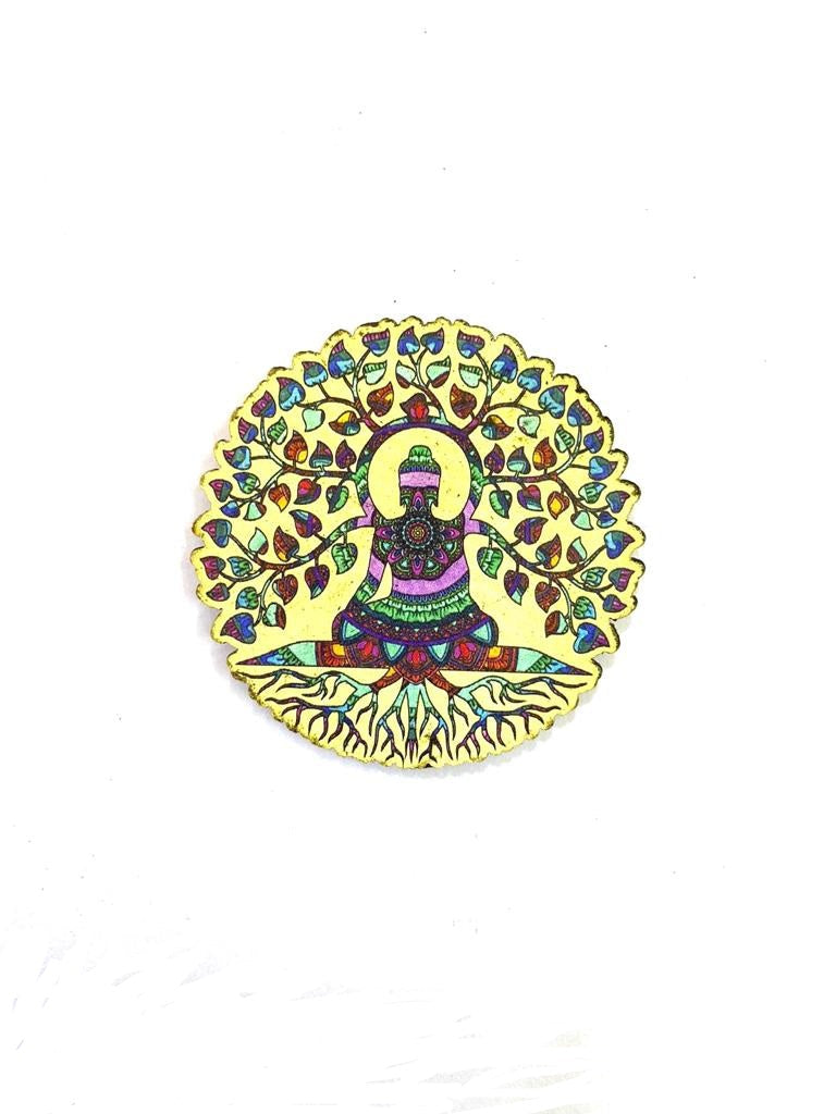 Magnets Souvenir Indian Art Designs In Various Shades Exclusive Art From Tamrapatra