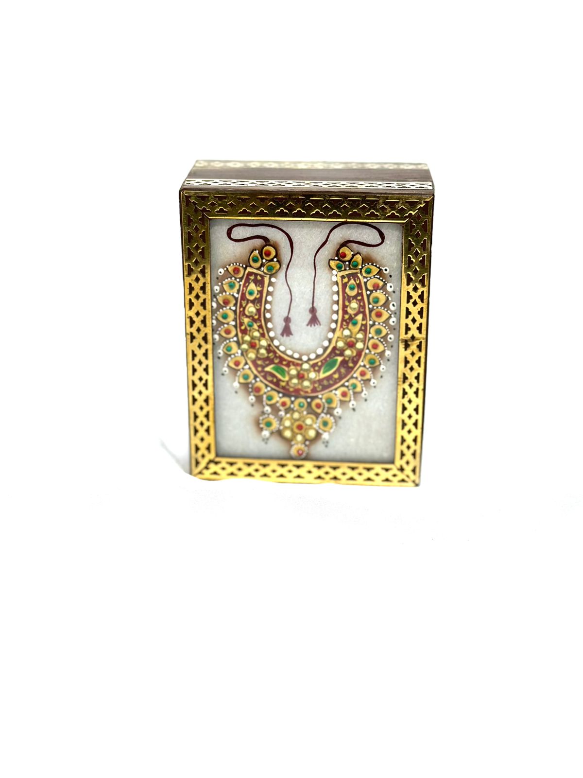 Marble Designer Royal Jewelry Wooden Box Storage Gifting's By Tamrapatra