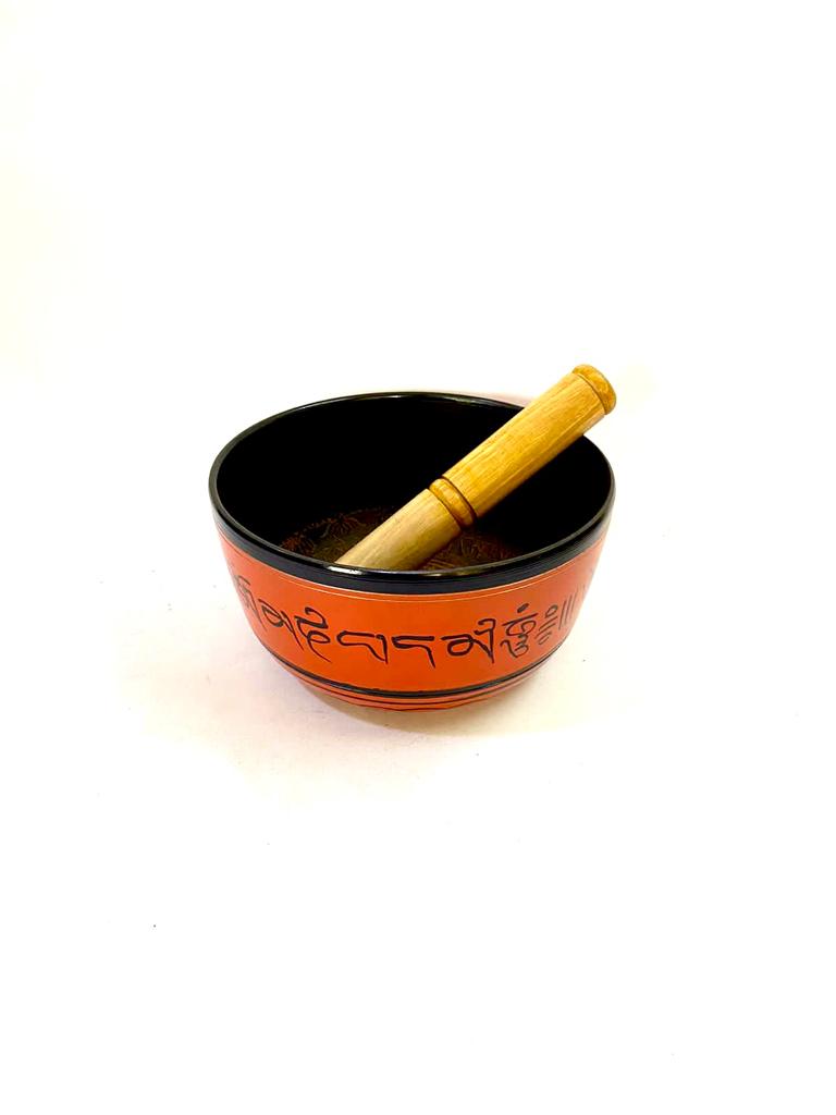 Red Ones Aluminium Singing Bowl Yoga Souvenir Old Is Gold Collection By Tamrapatra