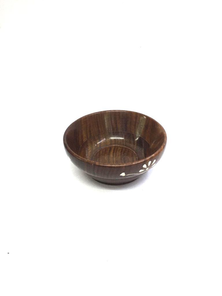 Wooden Bowl For Serving Dry Fruits Chocolates & Dry Snacks From Tamrapatra