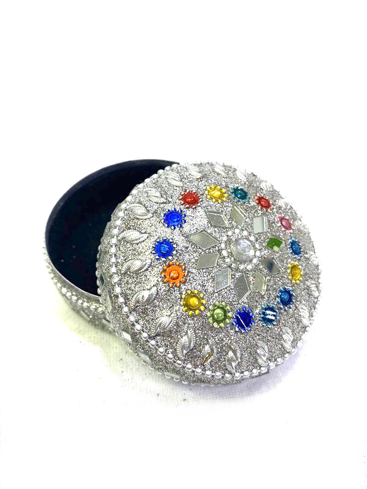 Jewelry Box In Beautiful Shiny Shades Storage Ideas Handcrafted From Tamrapatra