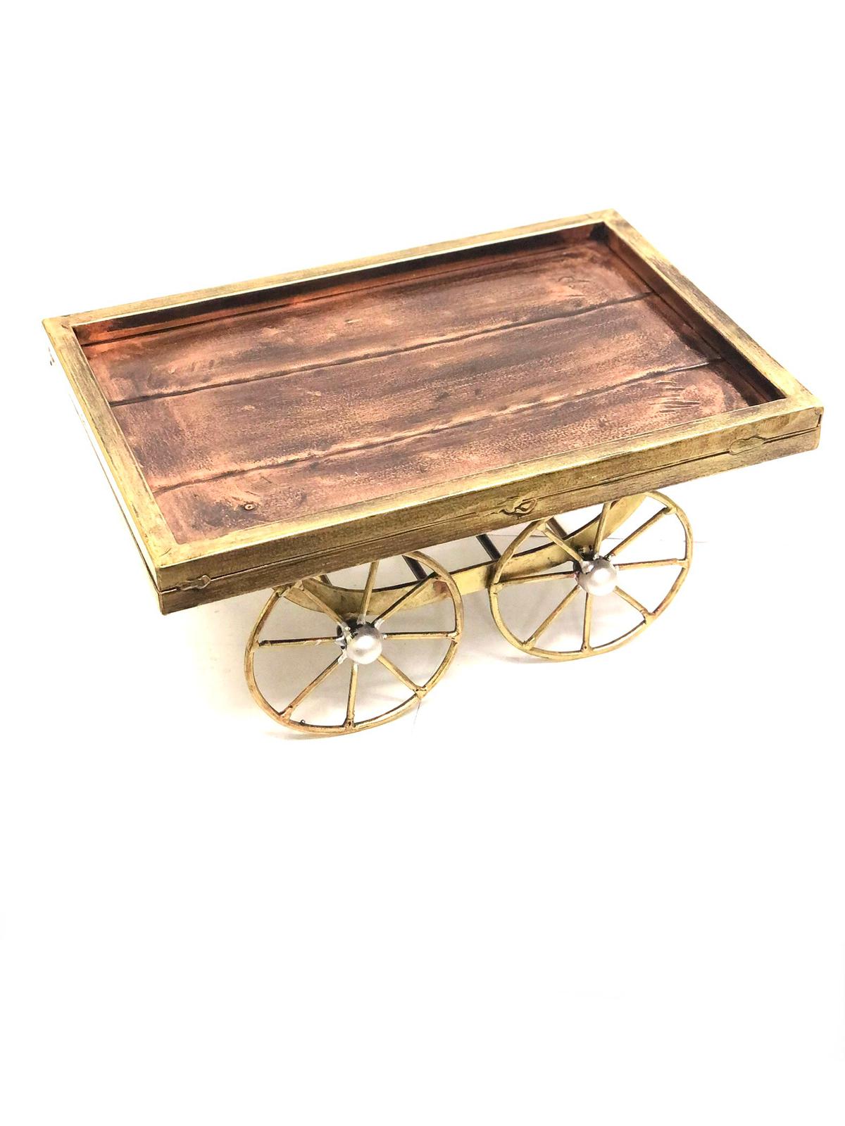 Moving Lorry Metal To Serve Beverage & Snacks In Traditional Way By Tamrapatra