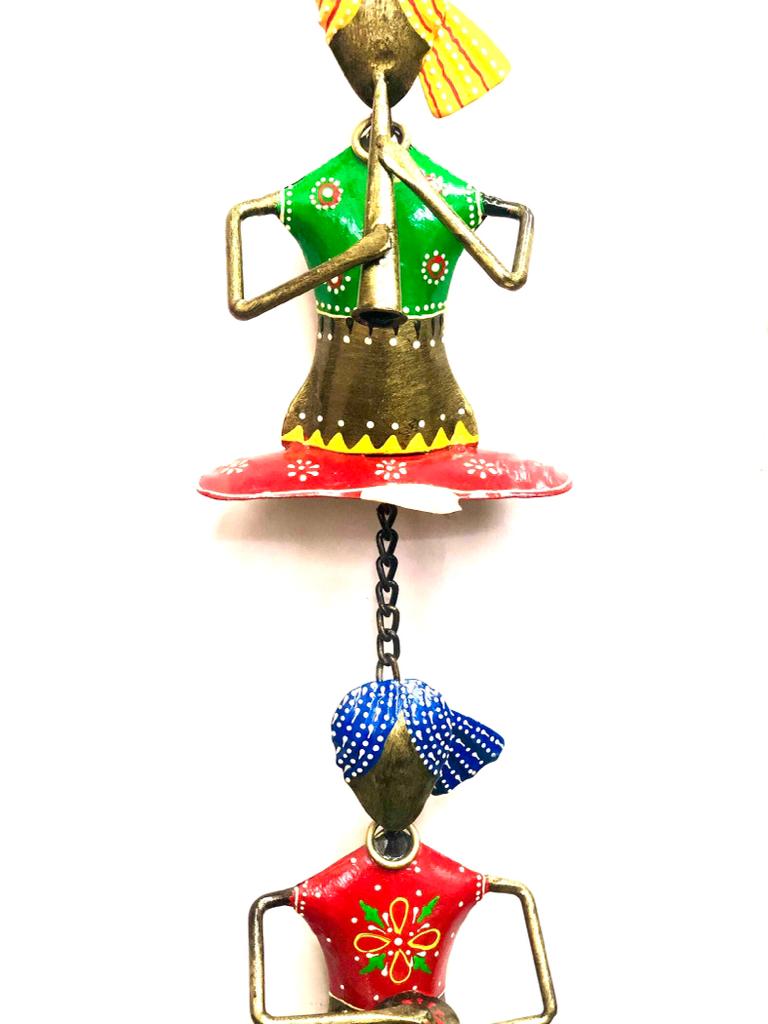 Musician Chain Metal Handcrafted Décor Unique Artwork Chime By Tamrapatra