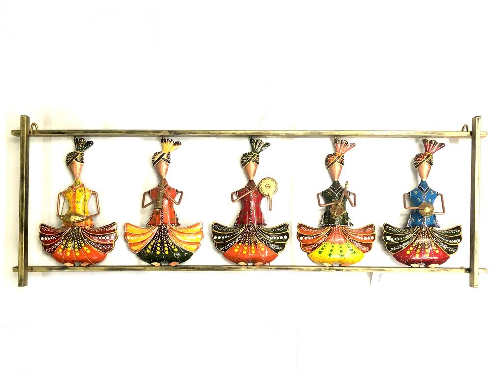 Sitting 5 Musicians Frame Decorate Your Wall Ethnic Collection By Tamrapatra