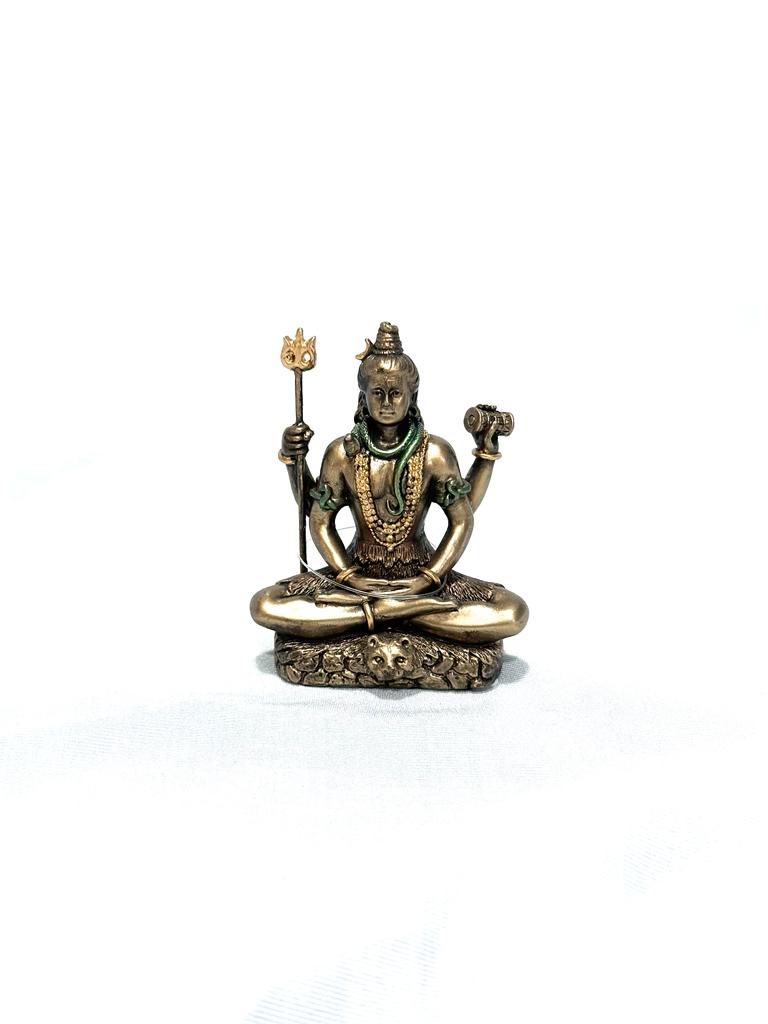 God Shiv In Bronze Cast Luxurious Artware Collection Religious Idols By Tamrapatra