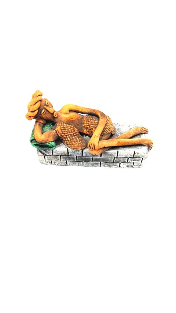 Man Sitting On A Brick Structure Best Collection Of Terracotta By Tamrapatra