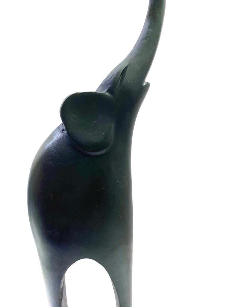 Long Elephant Figurine Up Trunk In Bright Shades Modern Ideas From Tamrapatra