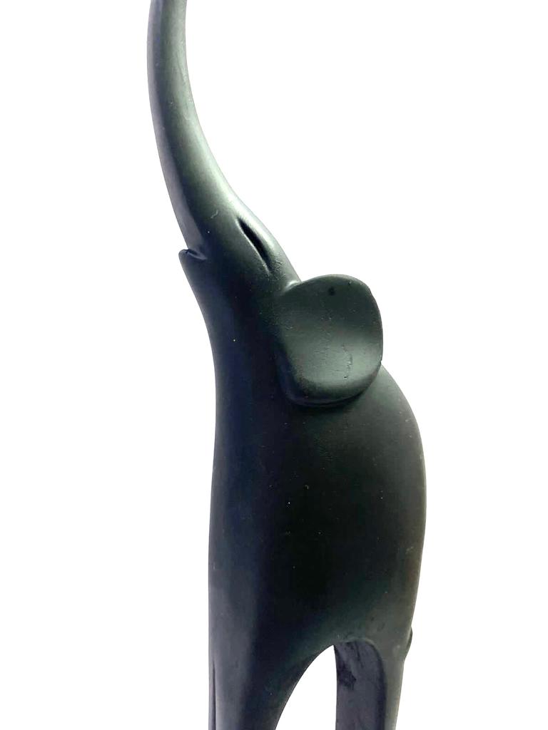 Long Elephant Figurine Up Trunk In Bright Shades Modern Ideas From Tamrapatra