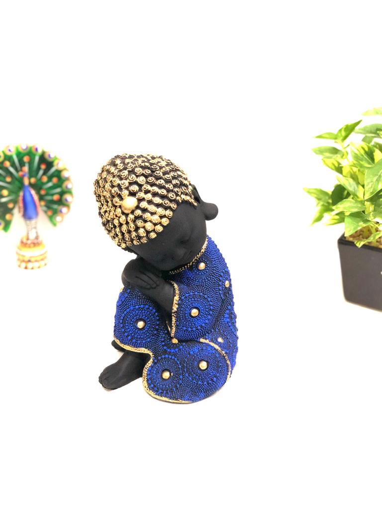 Resting Peaceful Monks In Attractive Designs & Shades Home Décor Tamrapatra