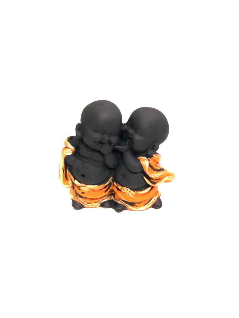 Sweet Décor Adorable Monks Having Fun Times Gift For Friends Now At Tamrapatra
