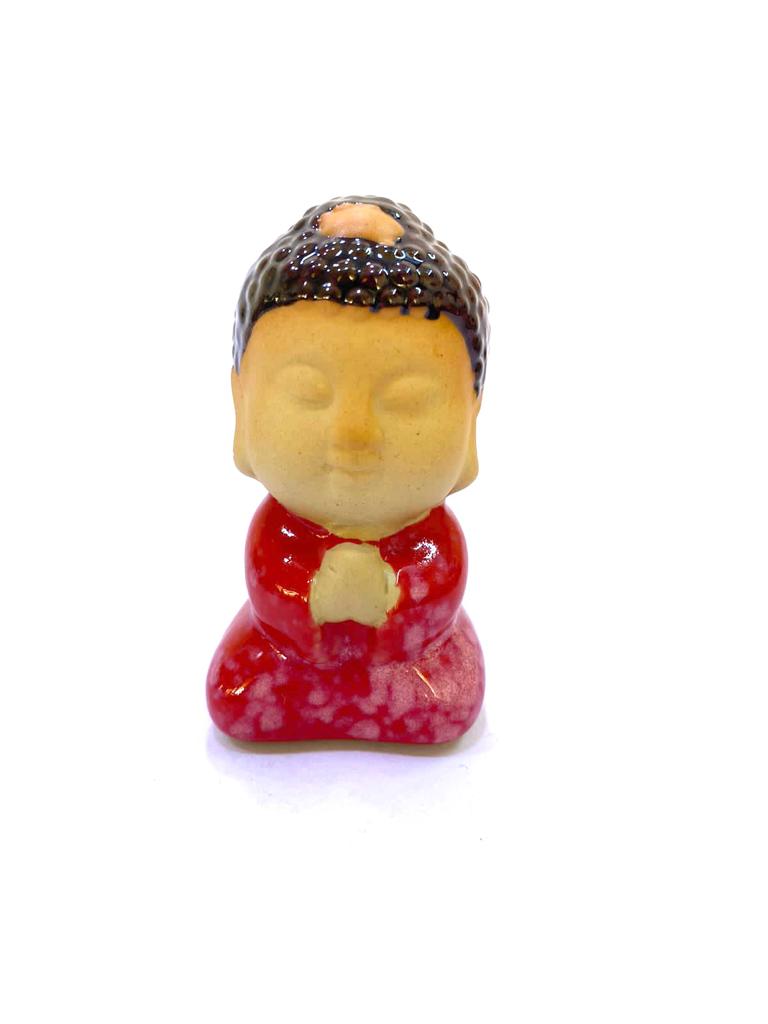 Ceramic Monks Glazed Extraordinary Designs Cute Home Décor Gifts By Tamrapatra