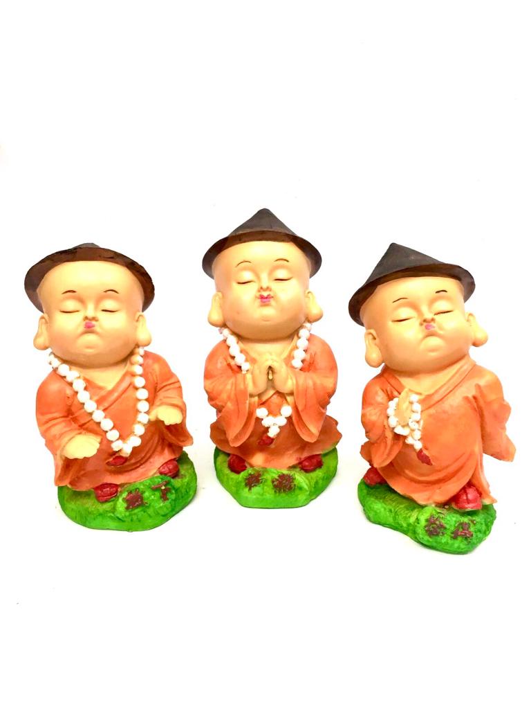 Designer Spiritual Monks Orange Designed To Suit Every Corner From Tamrapatra