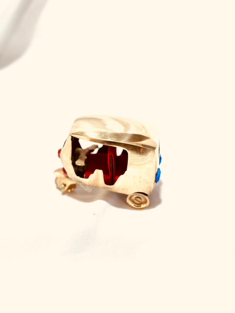 Brass Vehicles Souvenir Vintage Art In Various Modes Of Transport By Tamrapatra