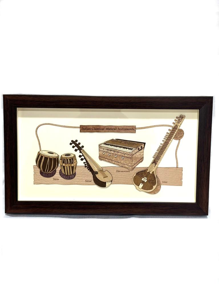 Indian Musical Instruments Classical Theme Exclusive Collection From Tamrapatra